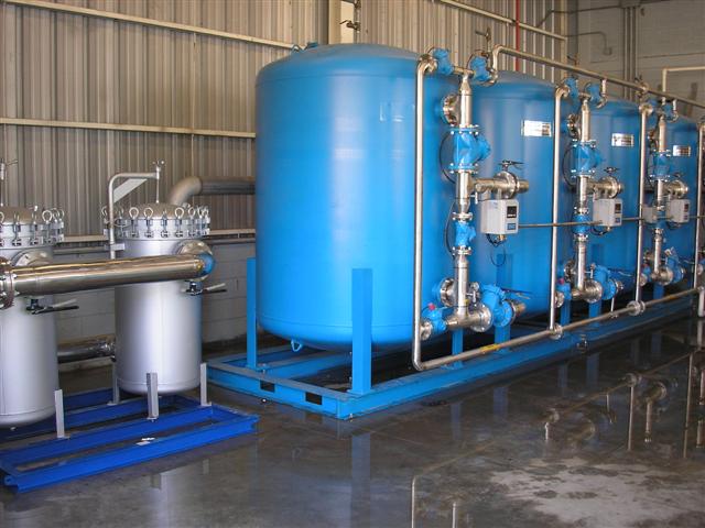 Automatic Quadraplex Industrial Water Softener ASQ-6672-6/4/2/SS