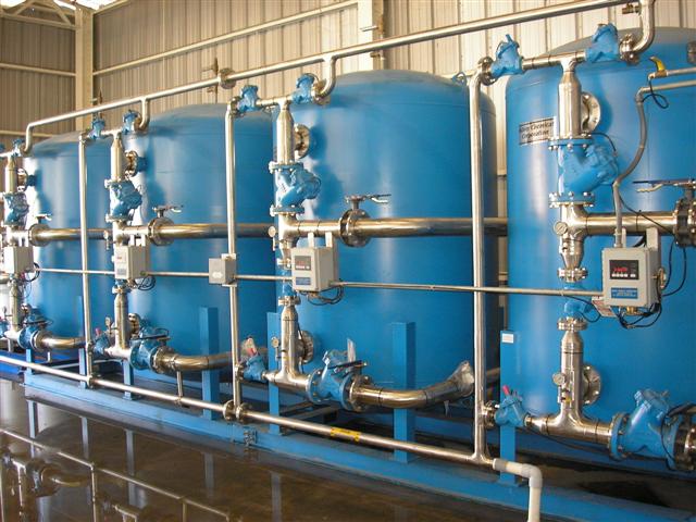 Automatic Quadraplex Industrial Water Softener ASQ-6672-6/4/2/SS